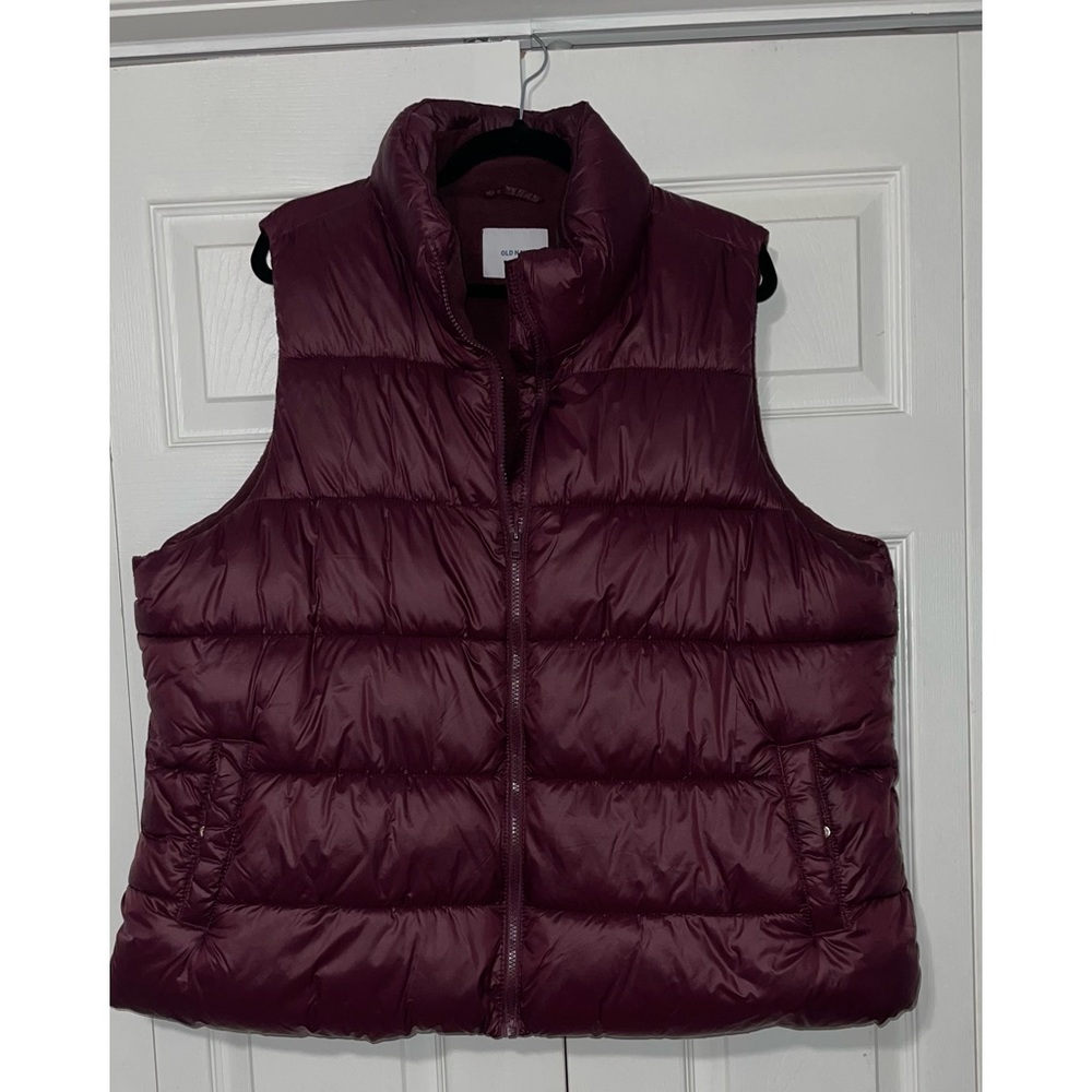 Cranberry/Wine colored Vest